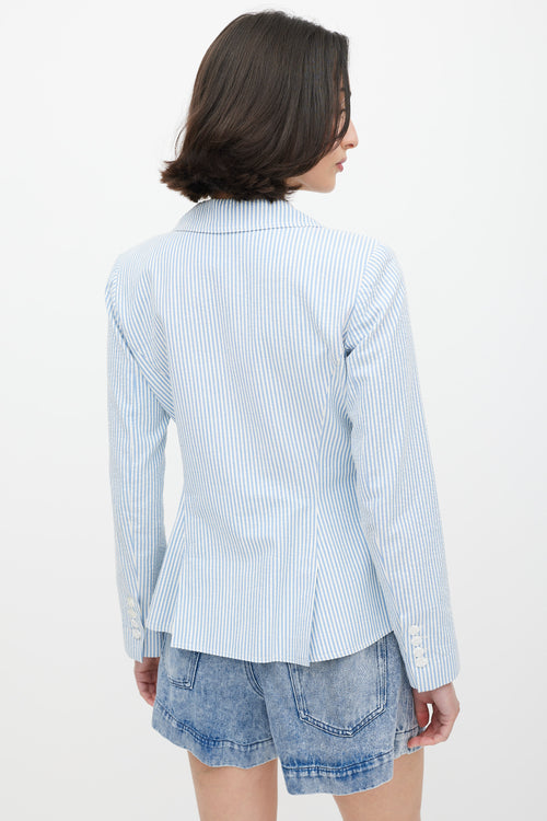 Smythe Stripe One Button Blazer