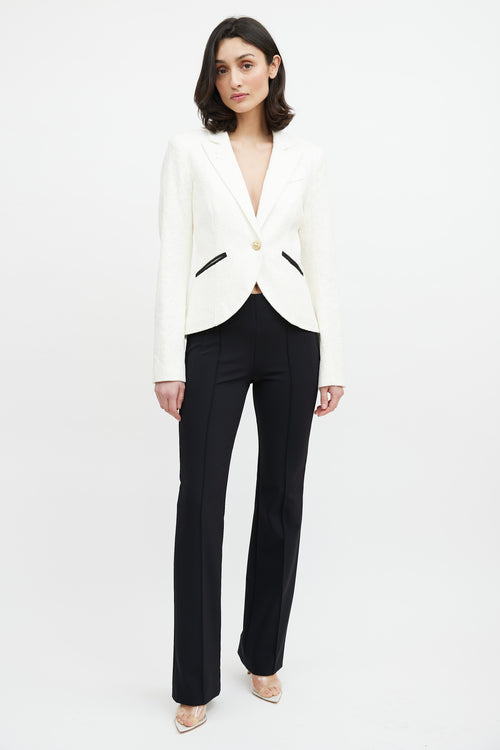 Smythe Lace One Button Blazer