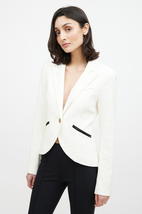 Smythe Lace One Button Blazer
