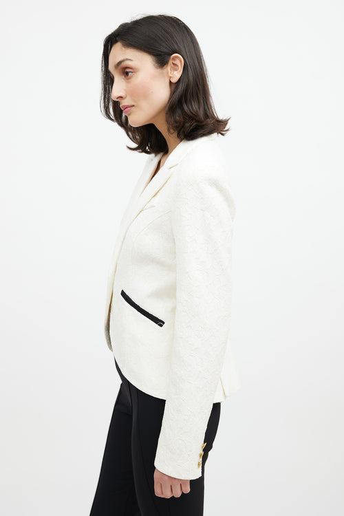 Smythe Lace One Button Blazer