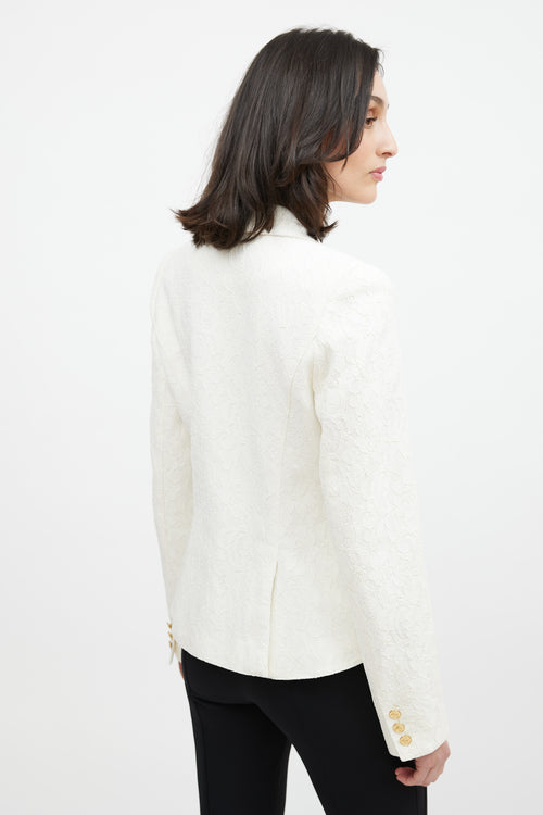 Smythe Lace One Button Blazer