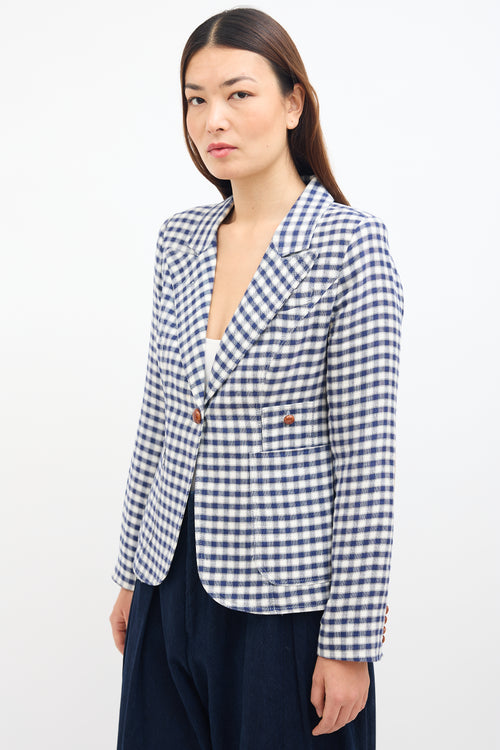 Smythe Gingham Duchess Blazer