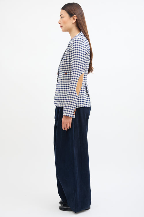 Smythe Gingham Duchess Blazer
