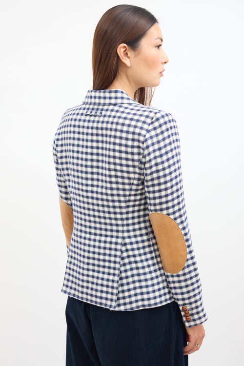Smythe Gingham Duchess Blazer