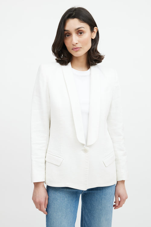 Smythe Linen Shawl Blazer