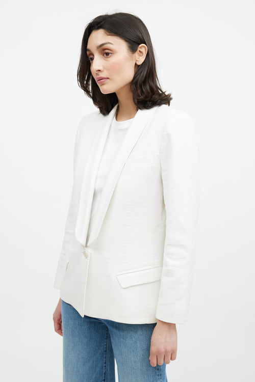 Smythe Linen Shawl Blazer