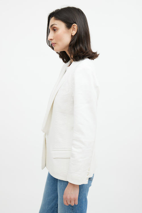 Smythe Linen Shawl Blazer