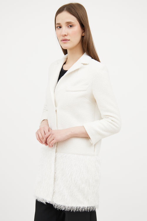 Smythe Fringe Panel Coat