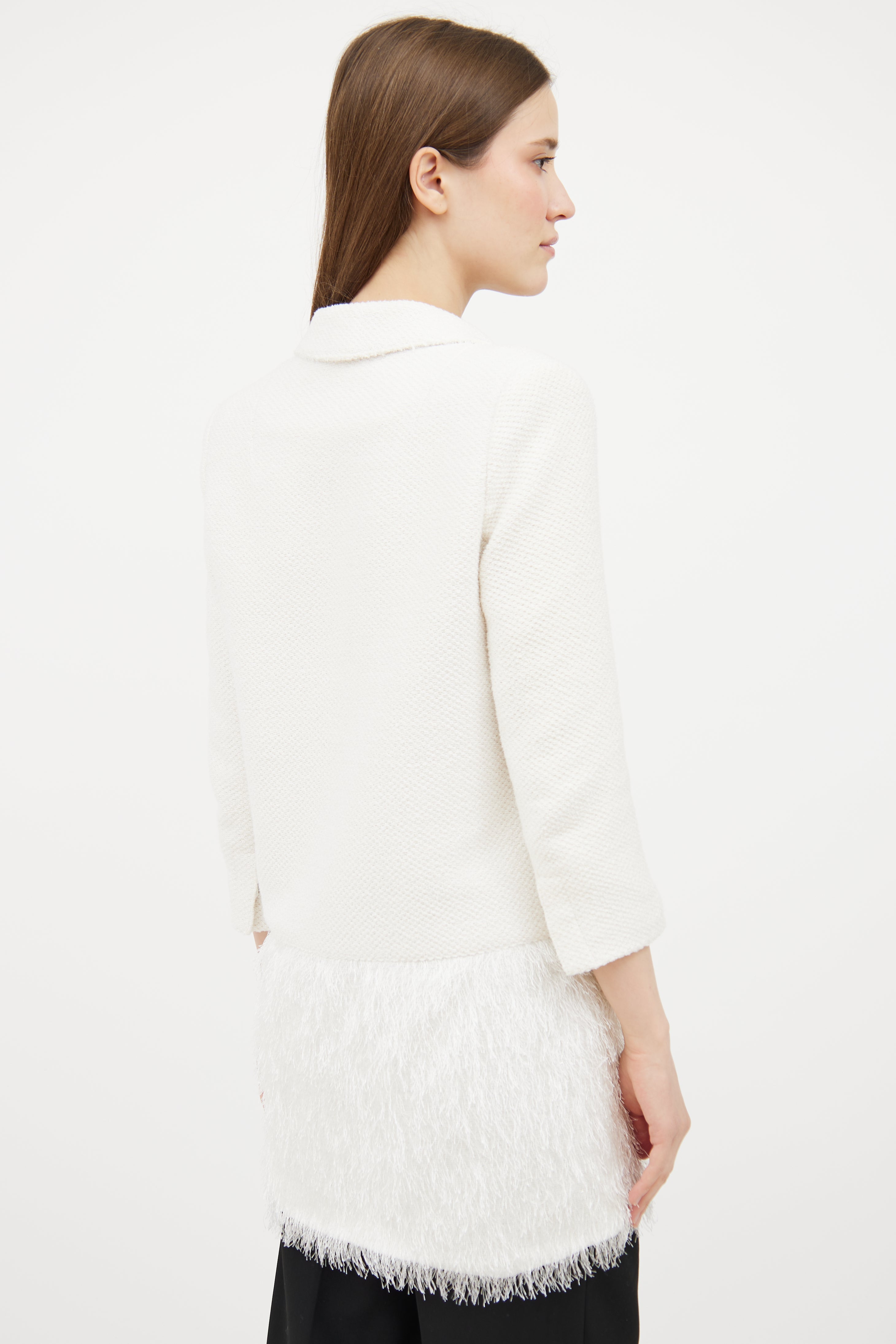 Smythe Fringe Panel Coat