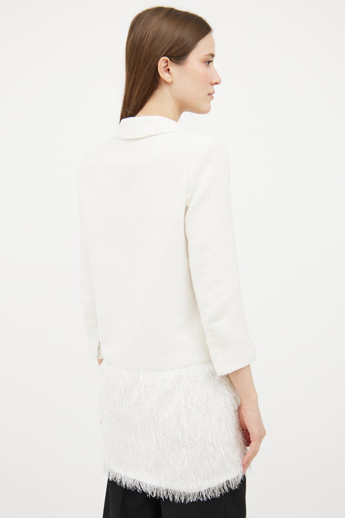 Smythe Fringe Panel Coat