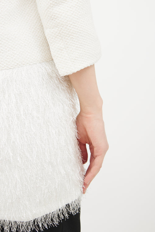 Smythe Fringe Panel Coat