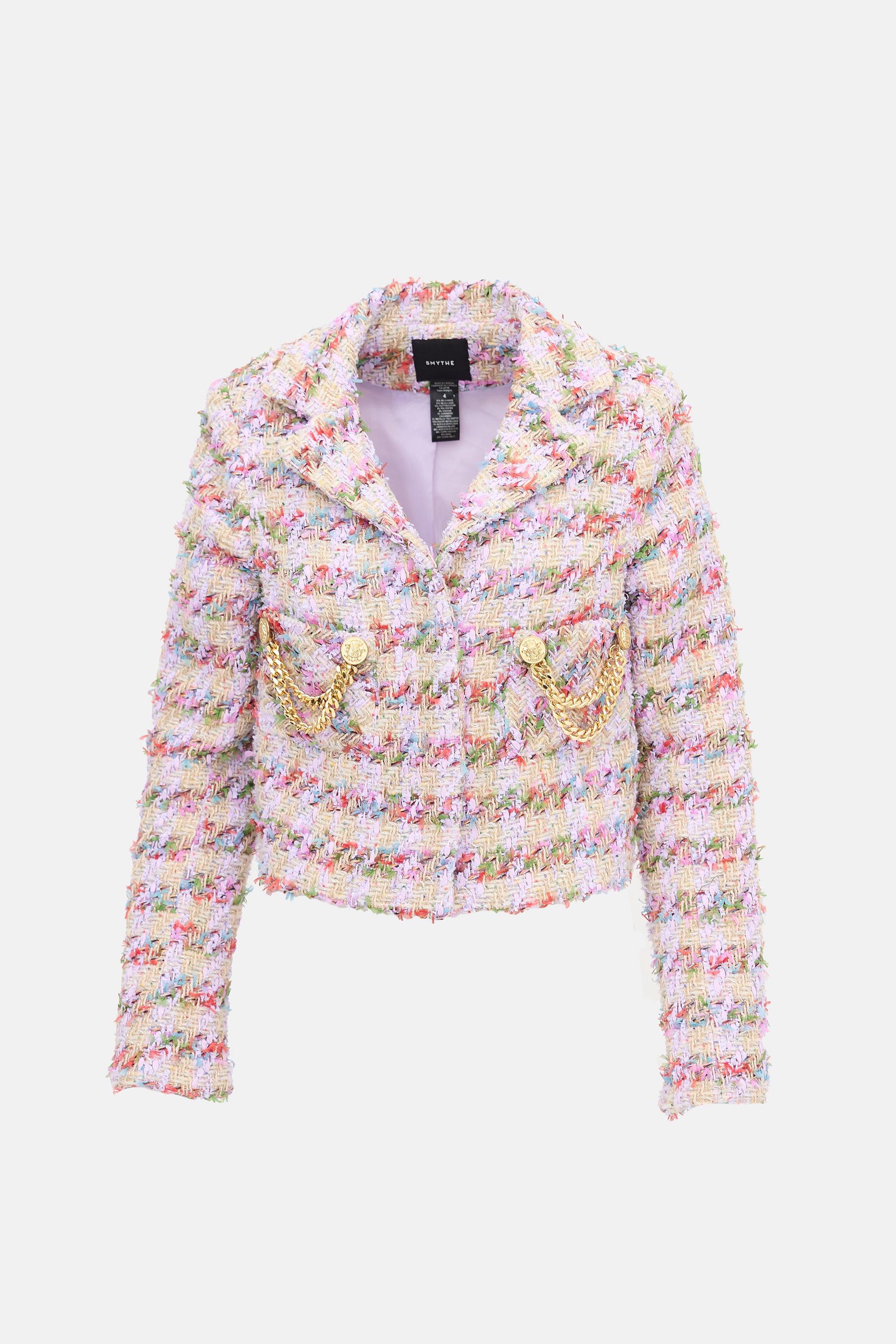 Smythe Wool Tweed Chain Jacket