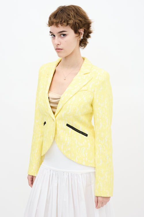 Smythe Lace One Button Blazer