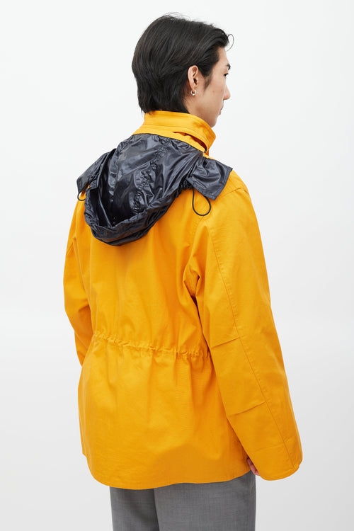 Sofie D'Hoore Orange Hooded Jacket
