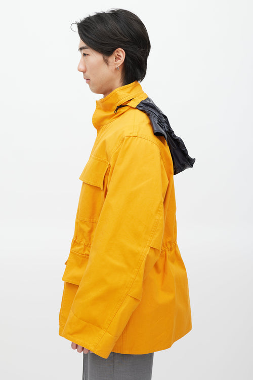 Sofie D'Hoore Orange Hooded Jacket