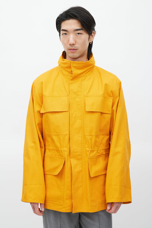 Sofie D'Hoore Orange Hooded Jacket