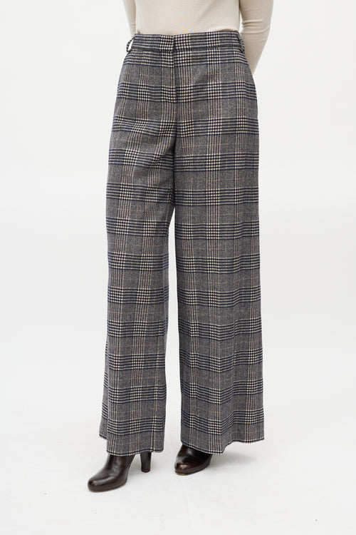 Sonia Rykiel Grey & Multicolour Glencheck Wool Suit