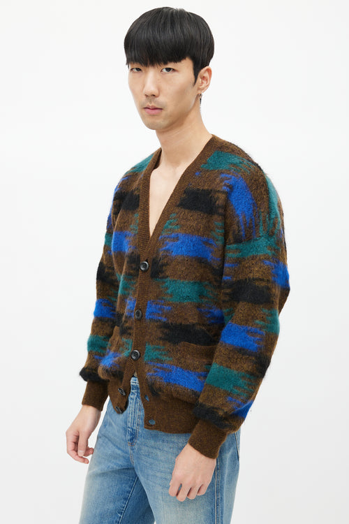 Missoni Brown & Multicolour Mohair Cardigan