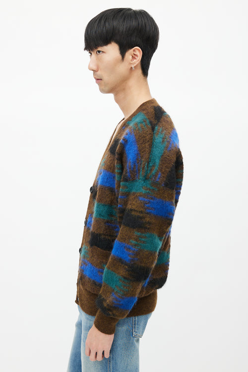 Missoni Brown & Multicolour Mohair Cardigan