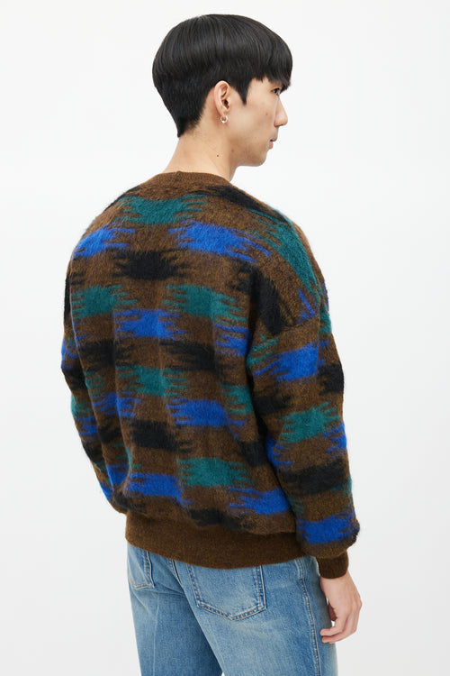 Missoni Brown & Multicolour Mohair Cardigan