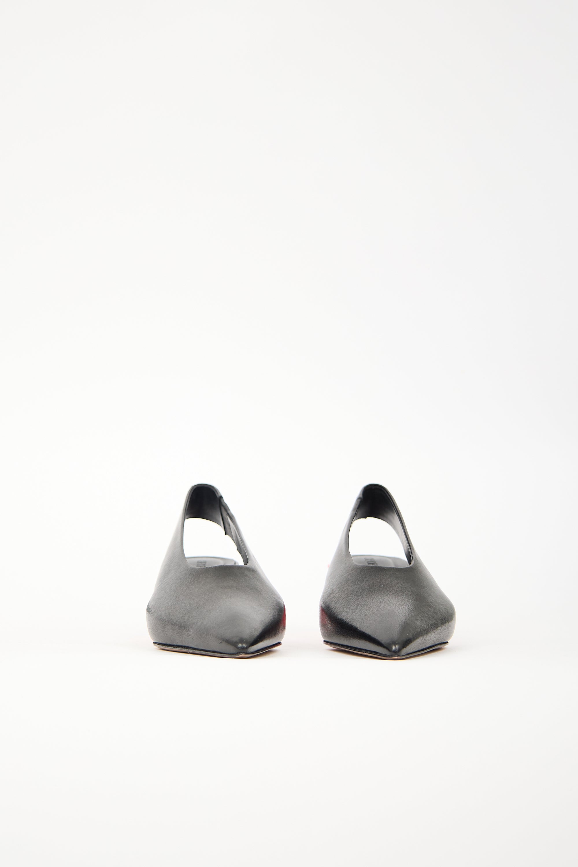 Sportmax Leather Slingback Pump