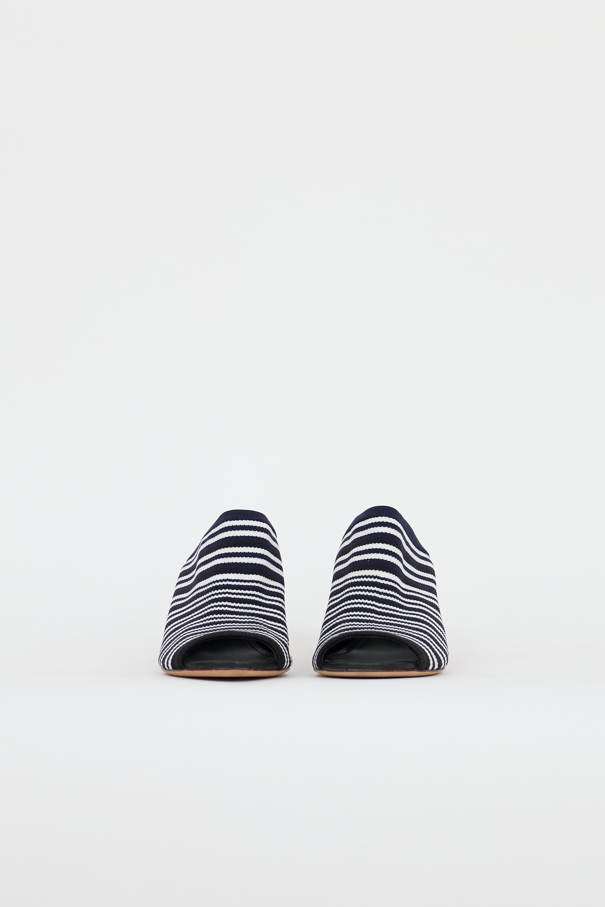 Sportmax Striped Sock Mule
