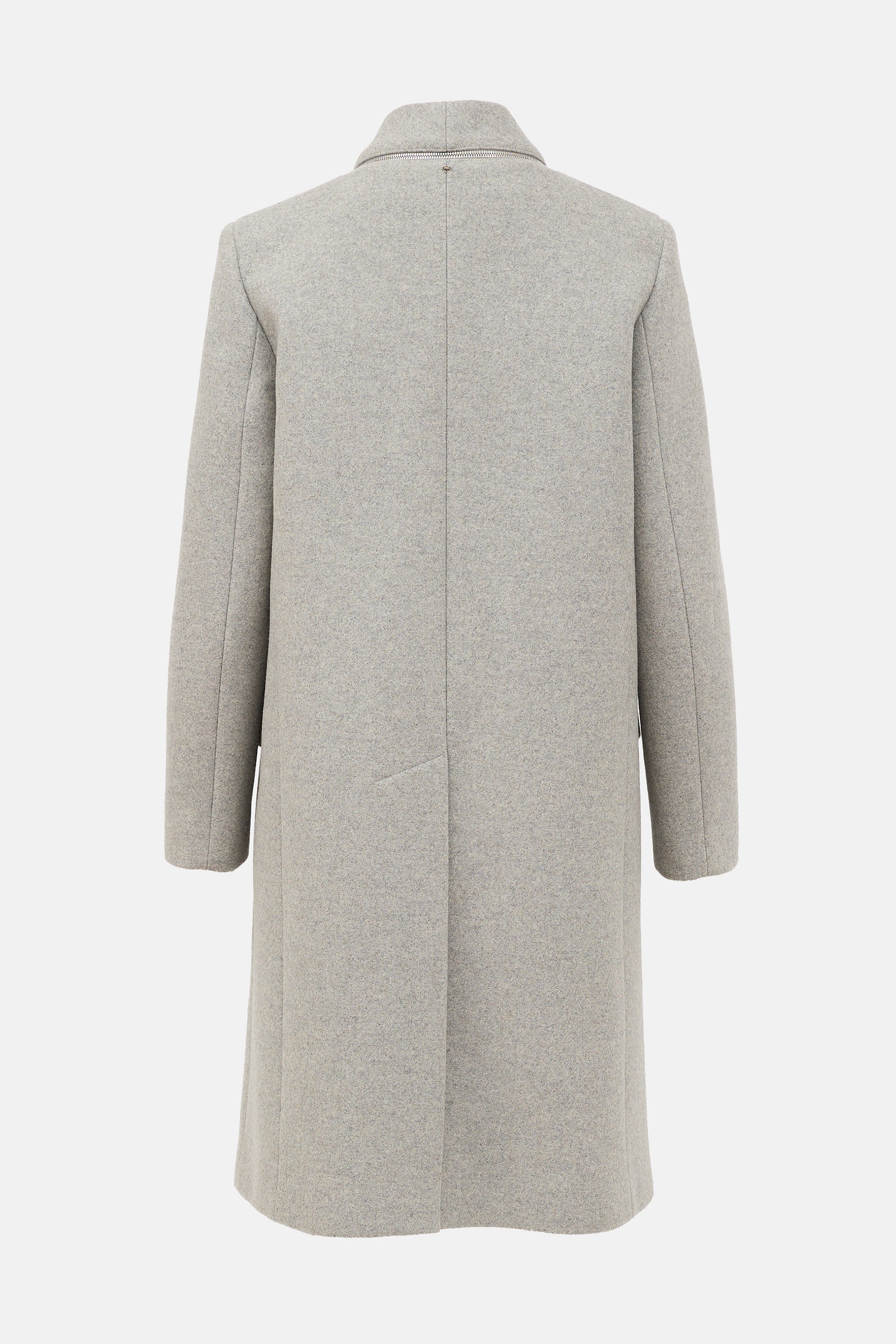 Sportmax Wool Zip Lapel Coat