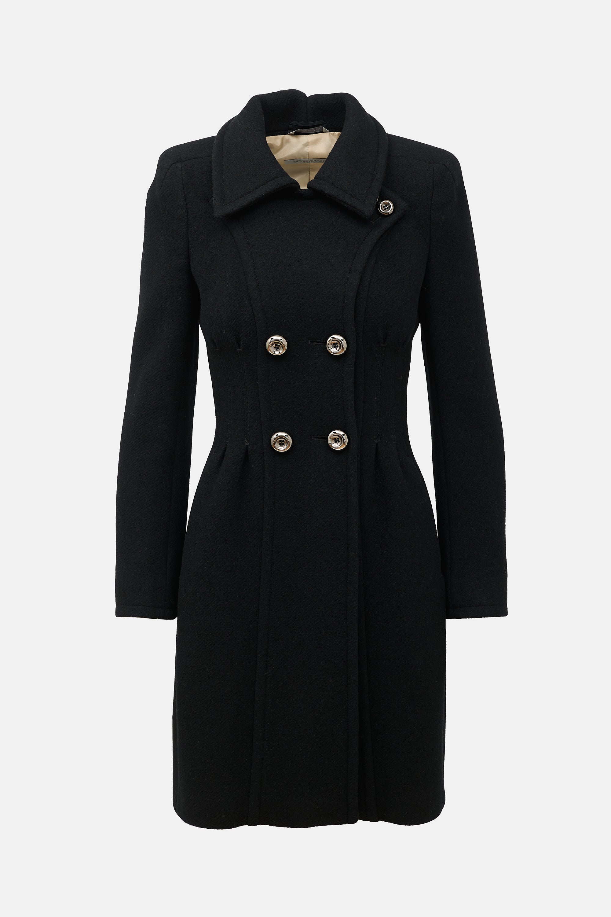 Sportmax Wool Double Breasted Coat