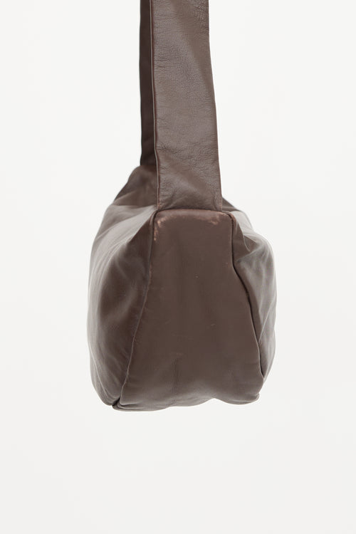 St. Agni Leather Crescent Bag