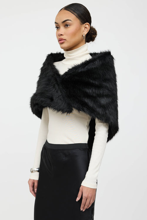 Stand Studio Faux Fur Stole