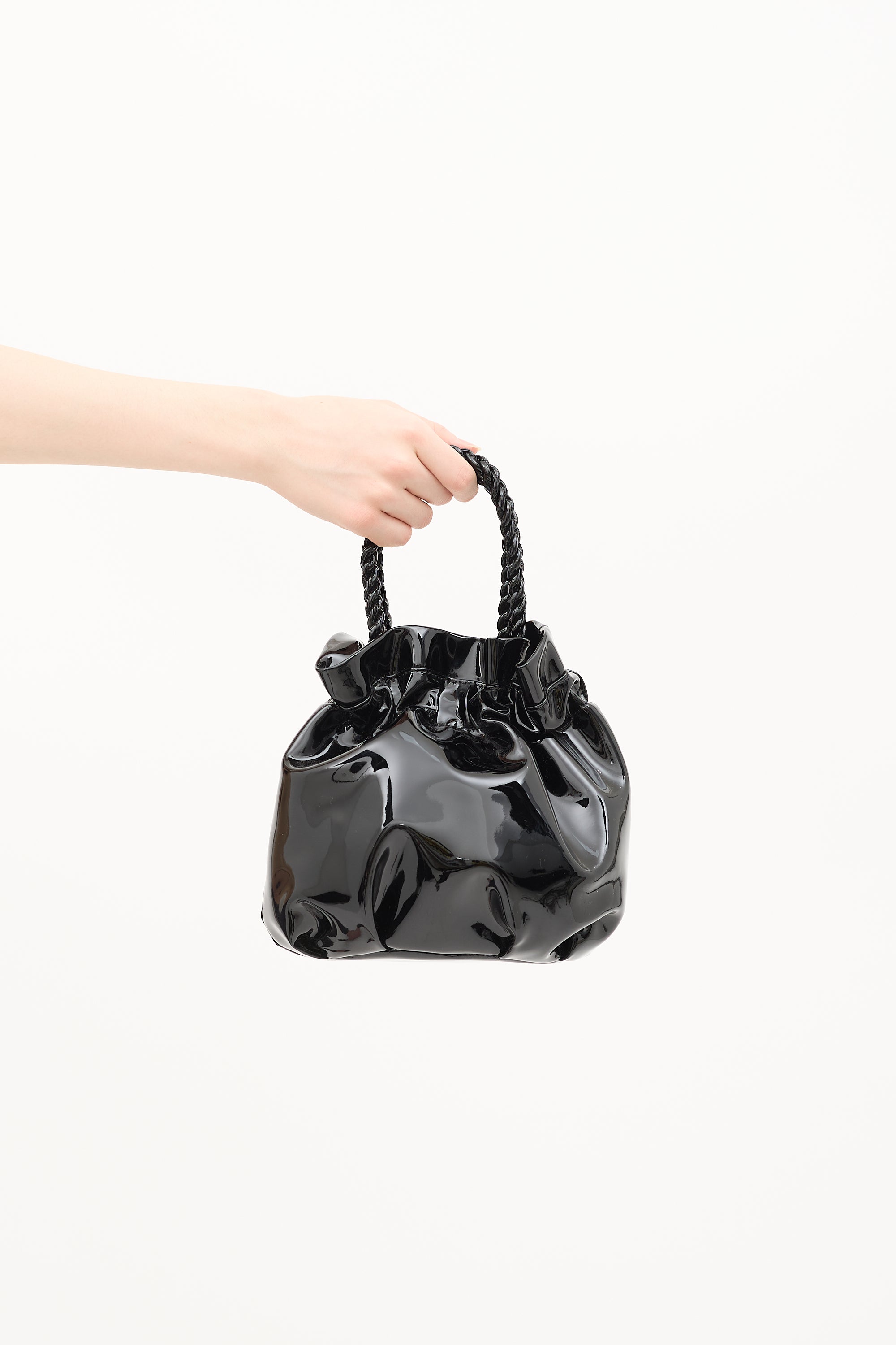 Staud Patent Leather Grace Bag
