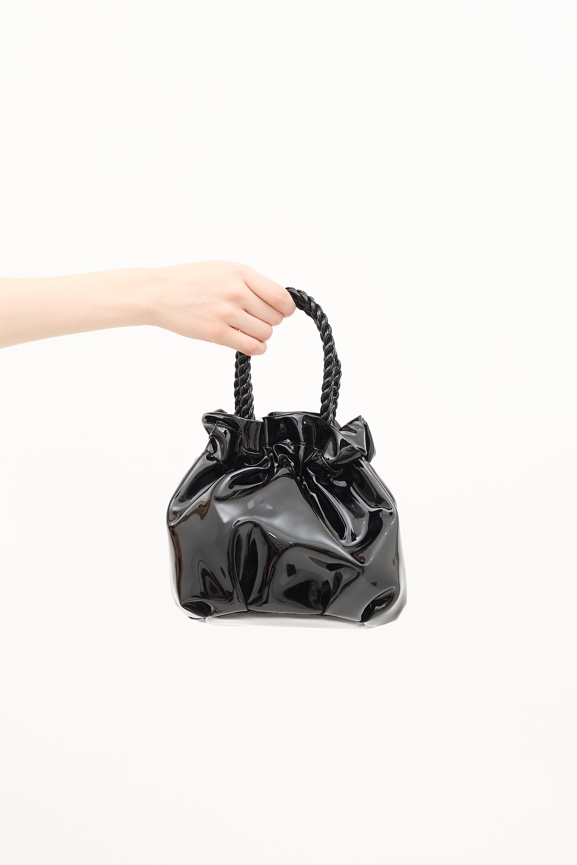 Staud Patent Leather Grace Bag