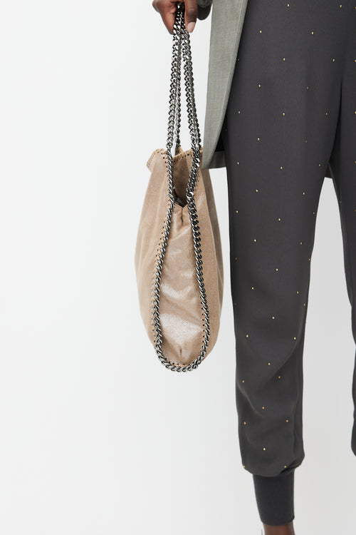Stella McCartney Beige & Silver Falabella Bag