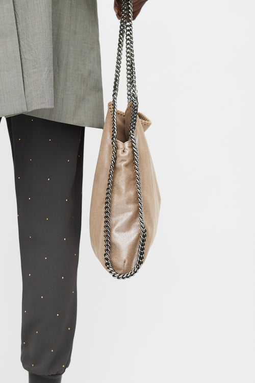 Stella McCartney Beige & Silver Falabella Bag
