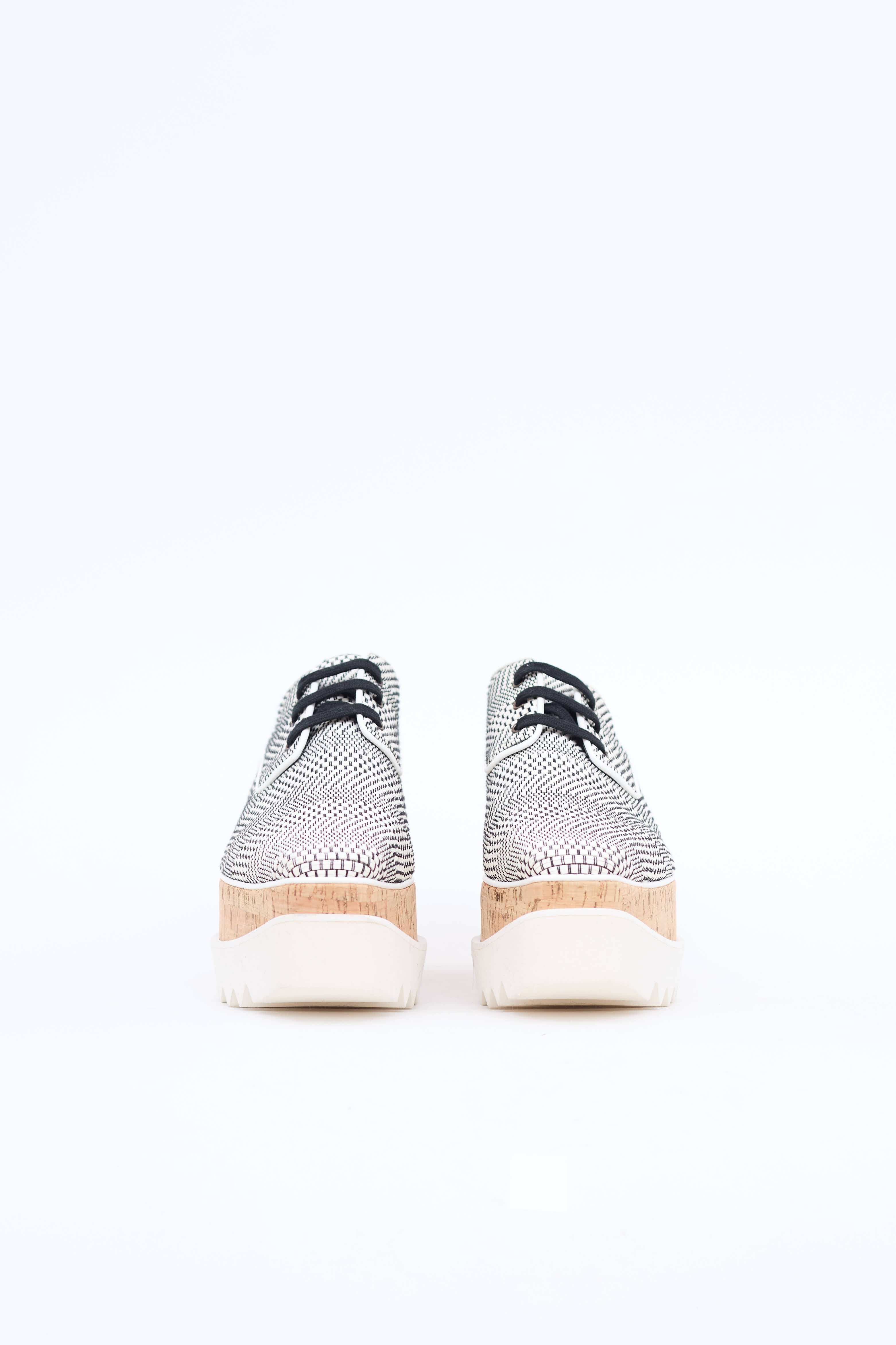 Stella McCartney Woven Elyse Platform Derby