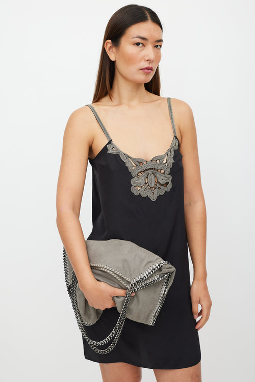 Stella McCartney Grey & Silver Falabella Bag