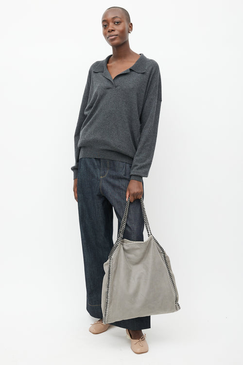 Stella McCartney Grey & Silver Falabella Bag