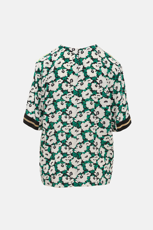 Stella McCartney Silk Floral Blouse