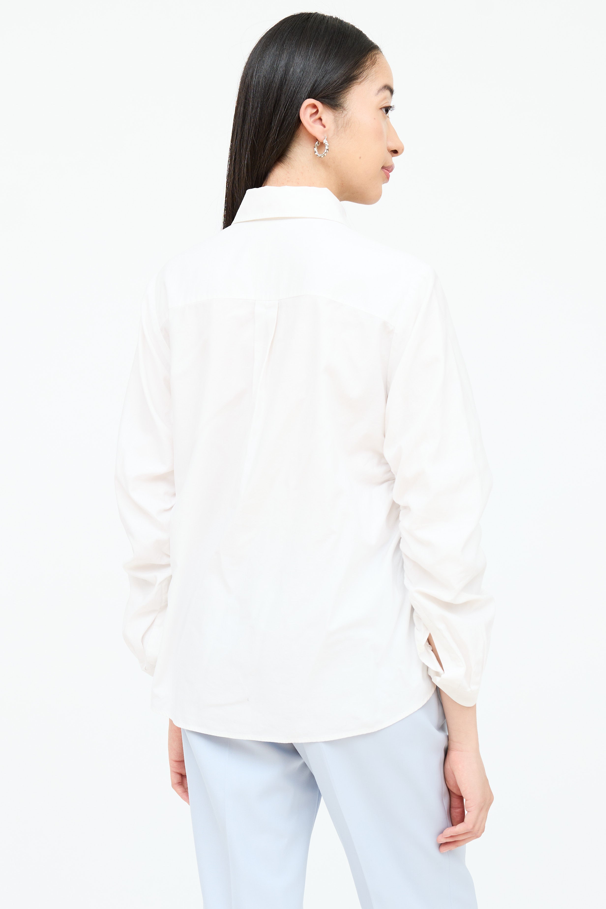 Stella McCartney Ruched Button Up Shirt