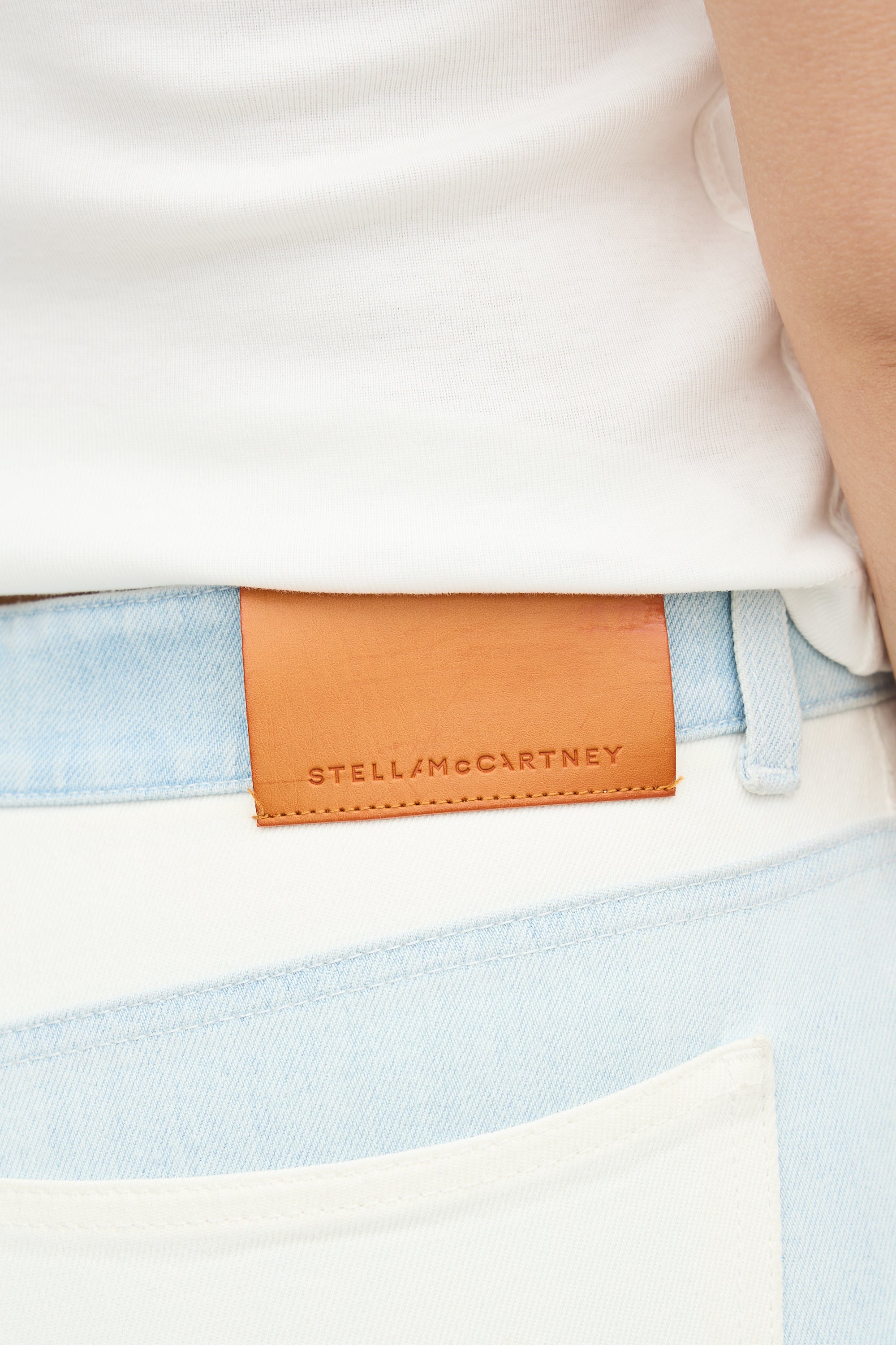 Stella McCartney Patchwork Cropped Jeans