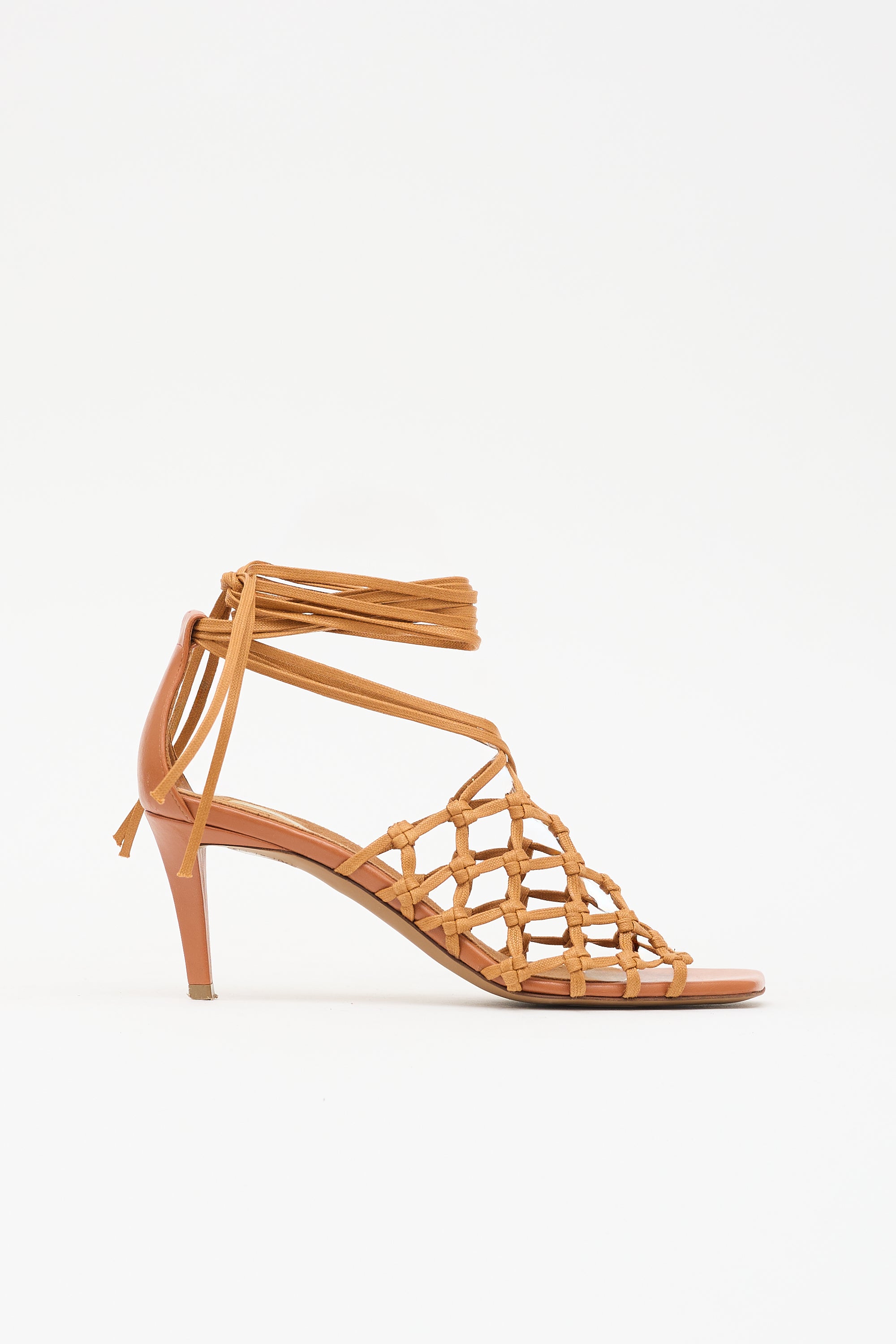 Stella McCartney Faux Leather Woven Sandal