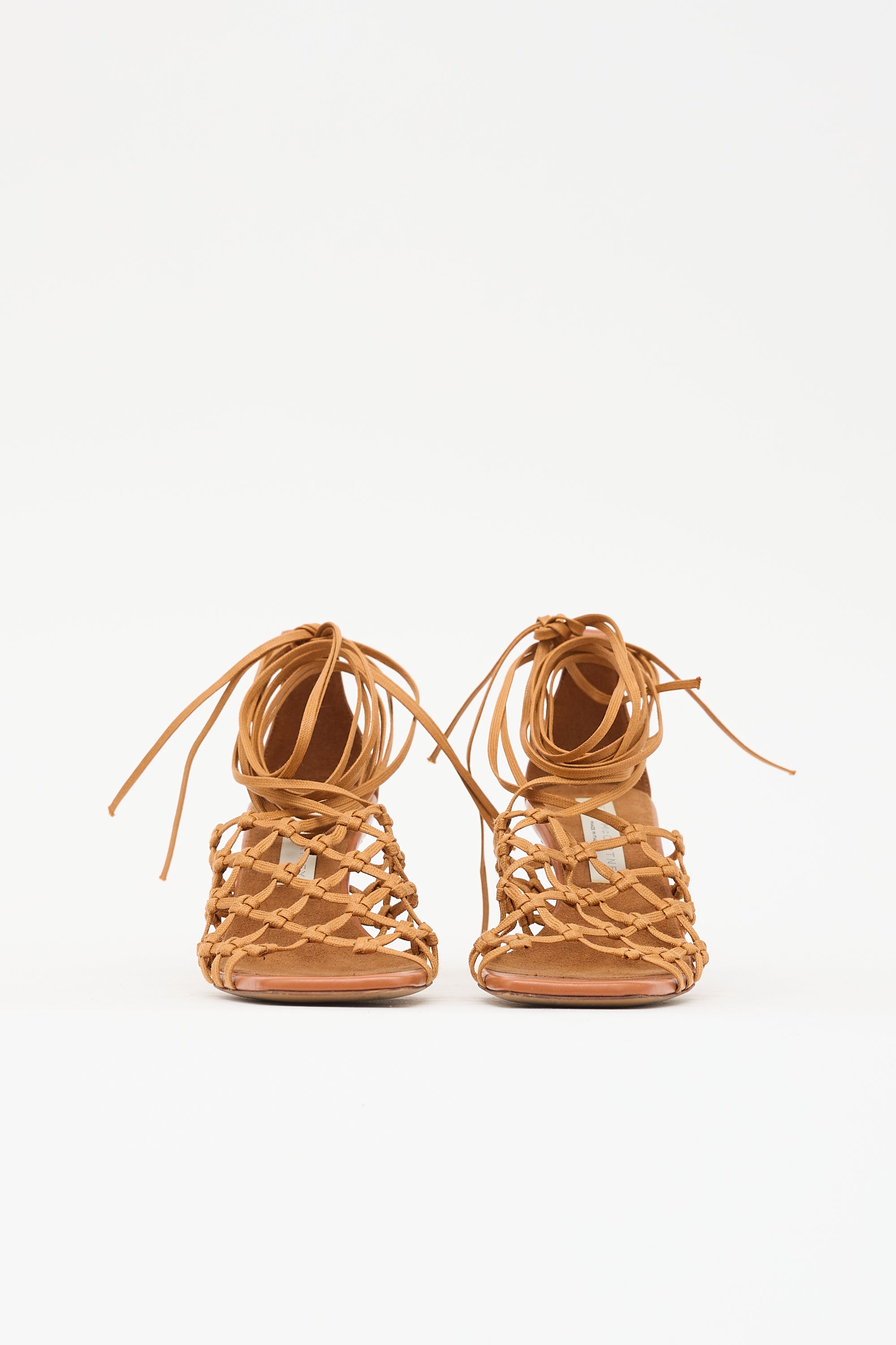 Stella McCartney Faux Leather Woven Sandal