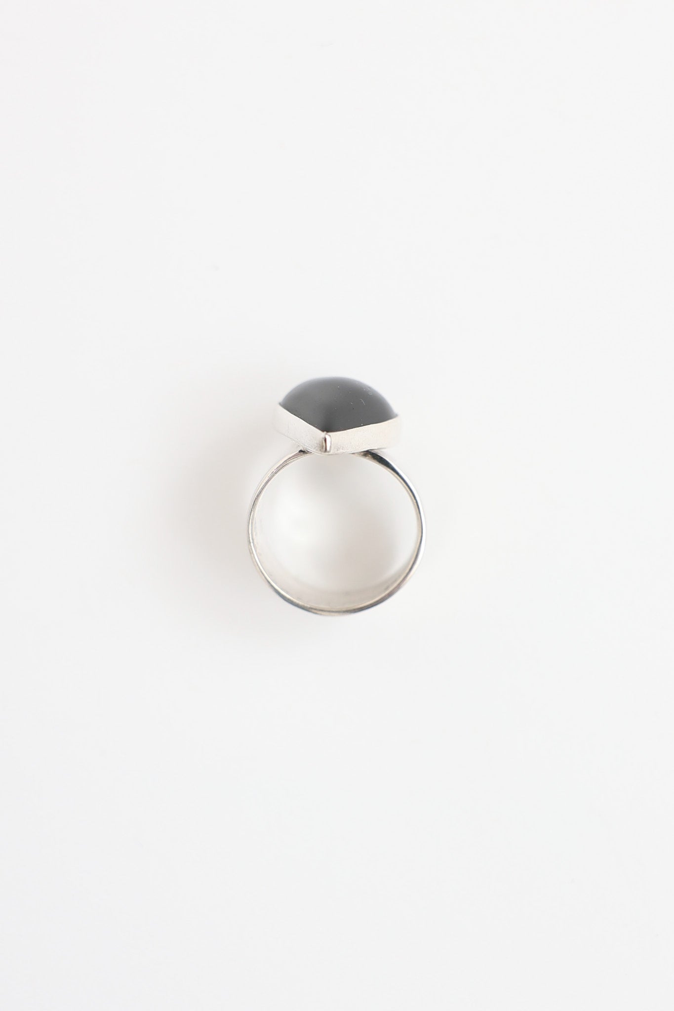 Fine Jewelry Sterling Silver Onyx Wrap Ring
