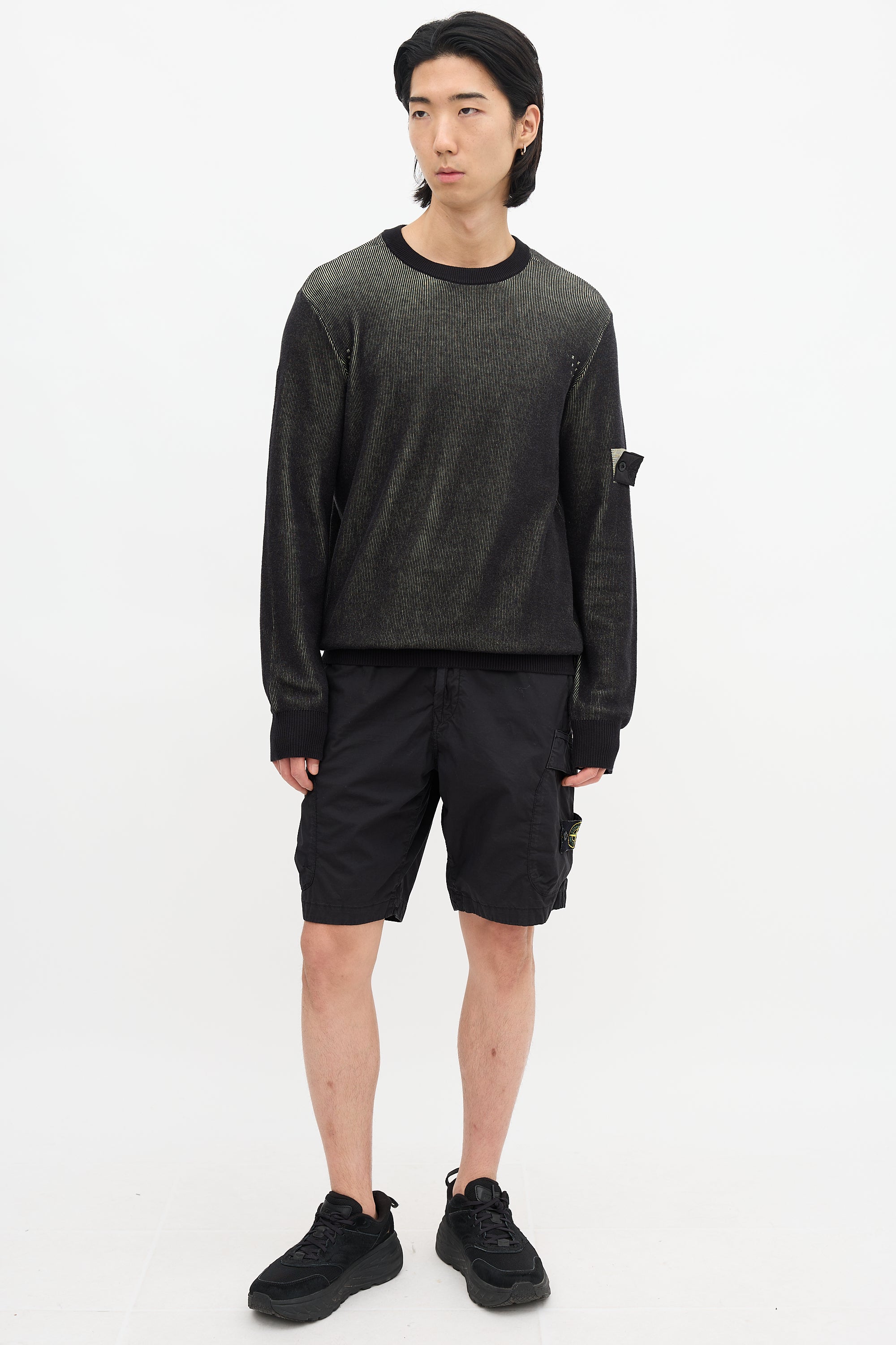 Stone Island Rib Knit Sweater
