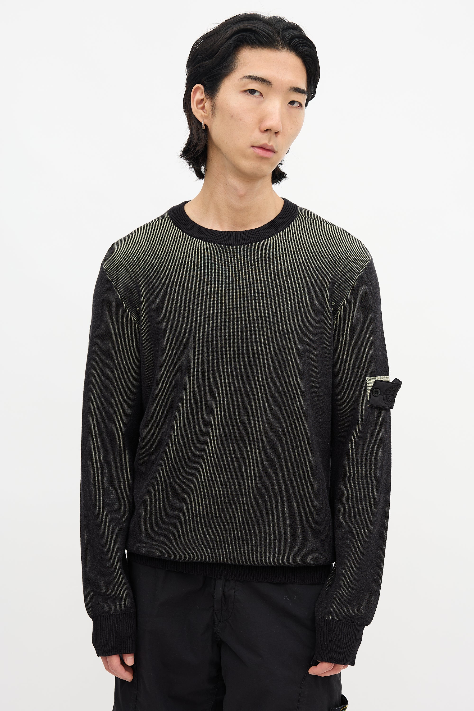 Stone Island Rib Knit Sweater