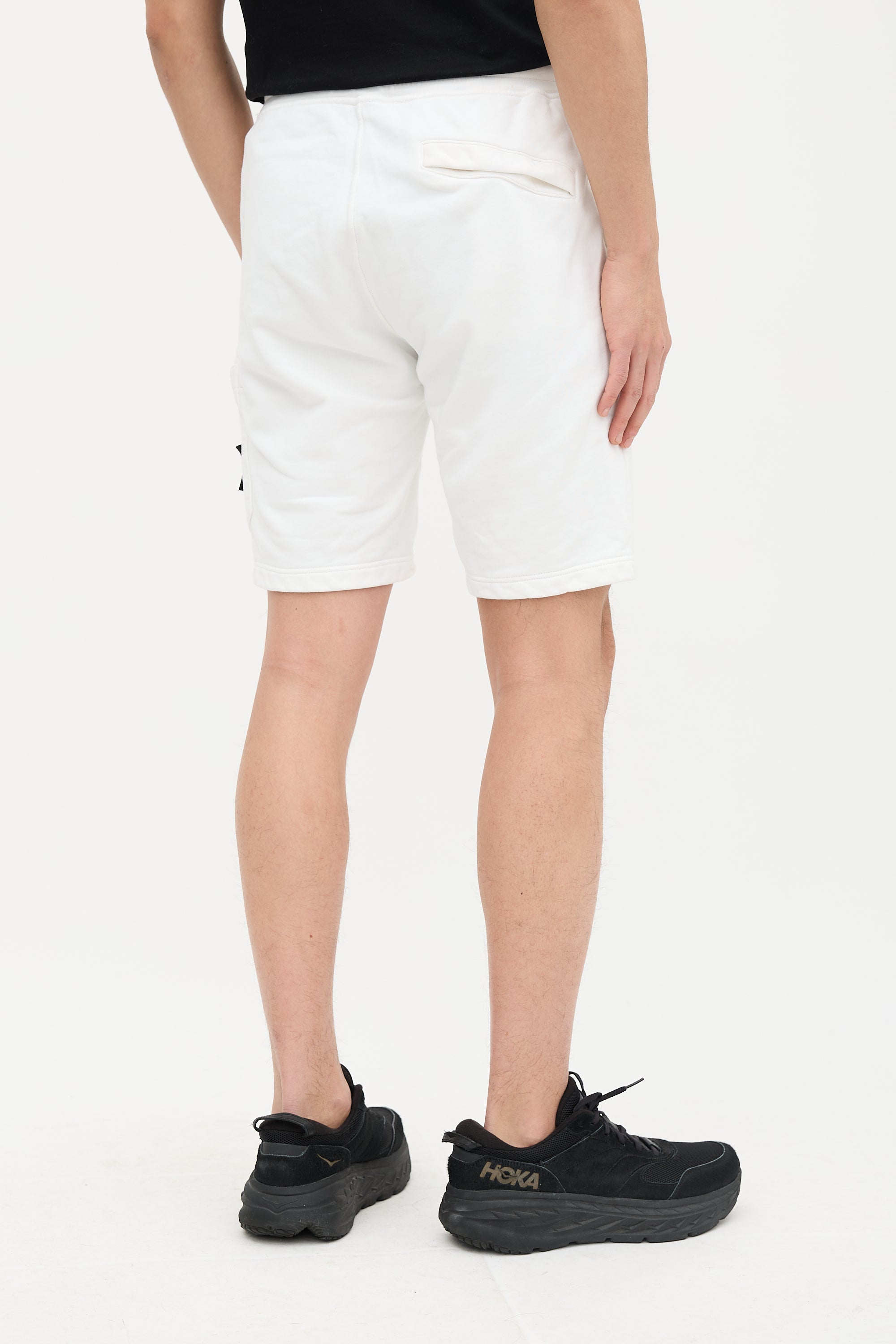 Stone Island Patch Logo Sweat Shorts