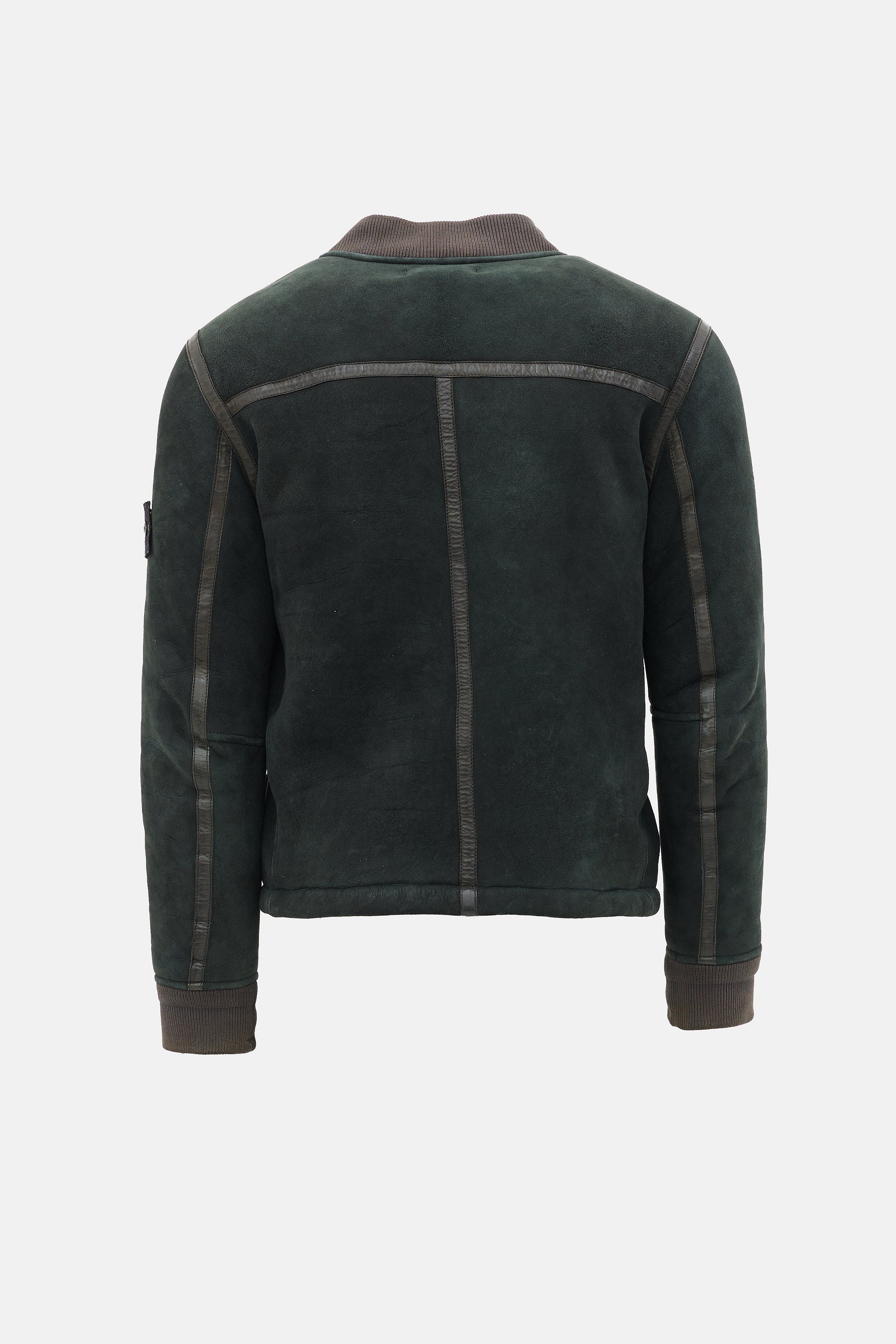 Stone Island Shearling Bomber Jacket