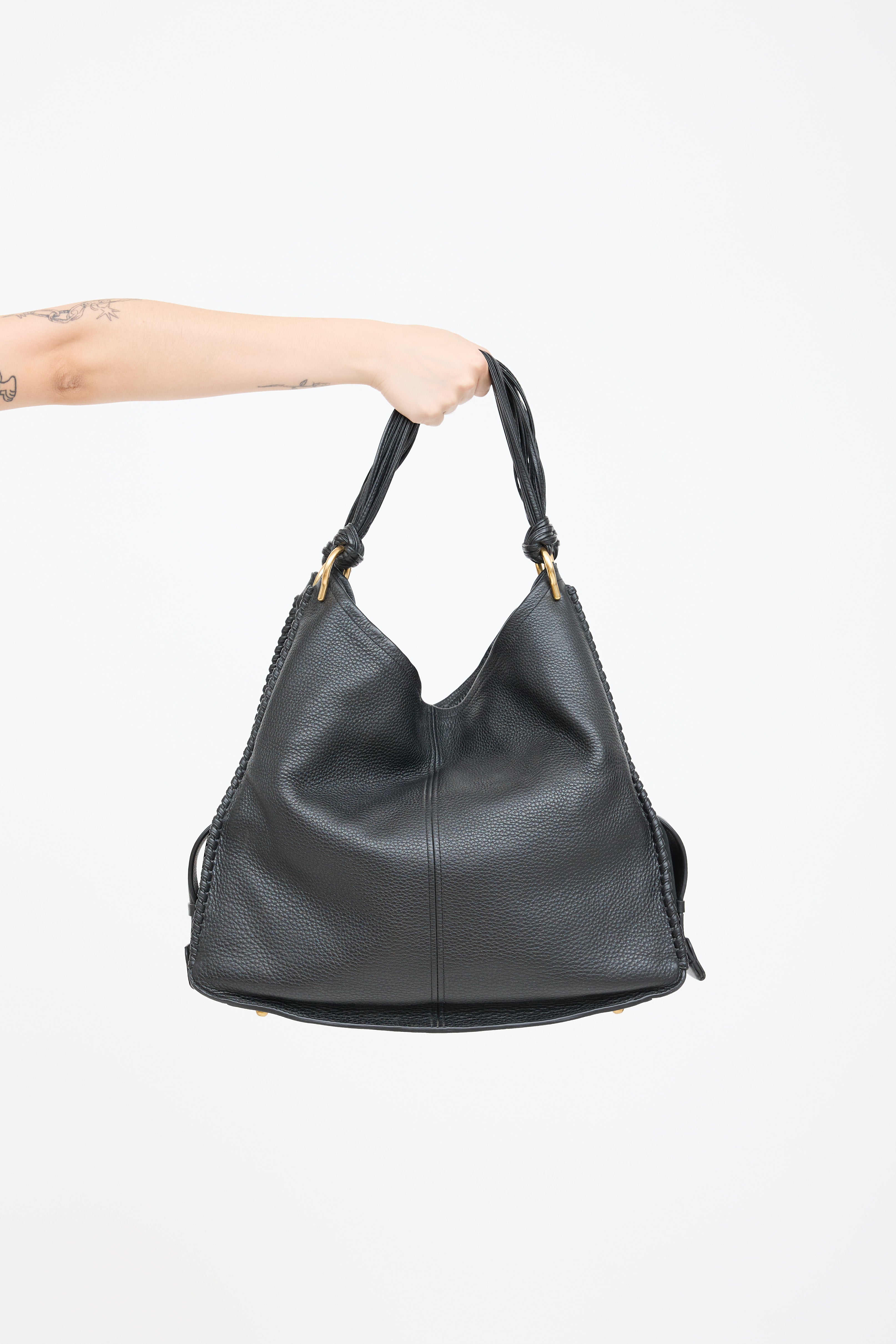 Stuart Weitzman Leather Shoulder Bag