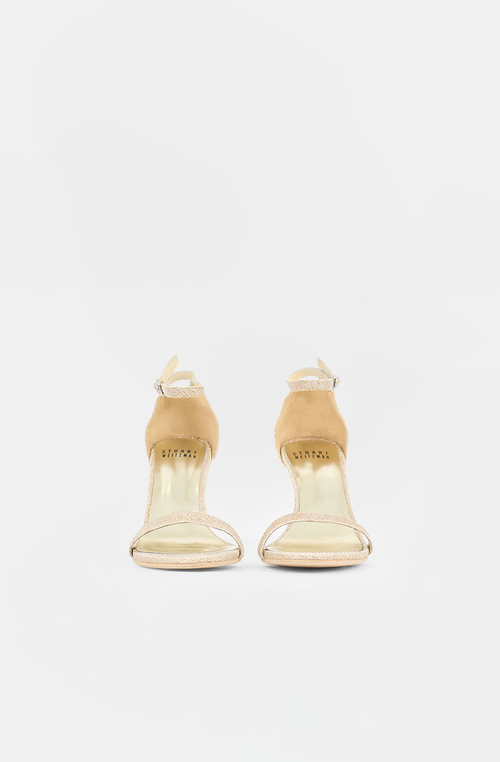 Stuart Weitzman Glitter Nudist II Sandal