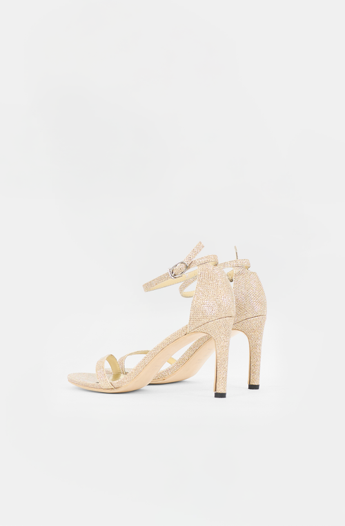 Stuart Weitzman Glitter Nudist II Sandal